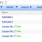 SharePoint - adding an up folder in a document library